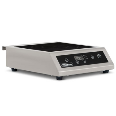 Blizzard BIH1 Single Induction Hob Angled Front/Left Side View