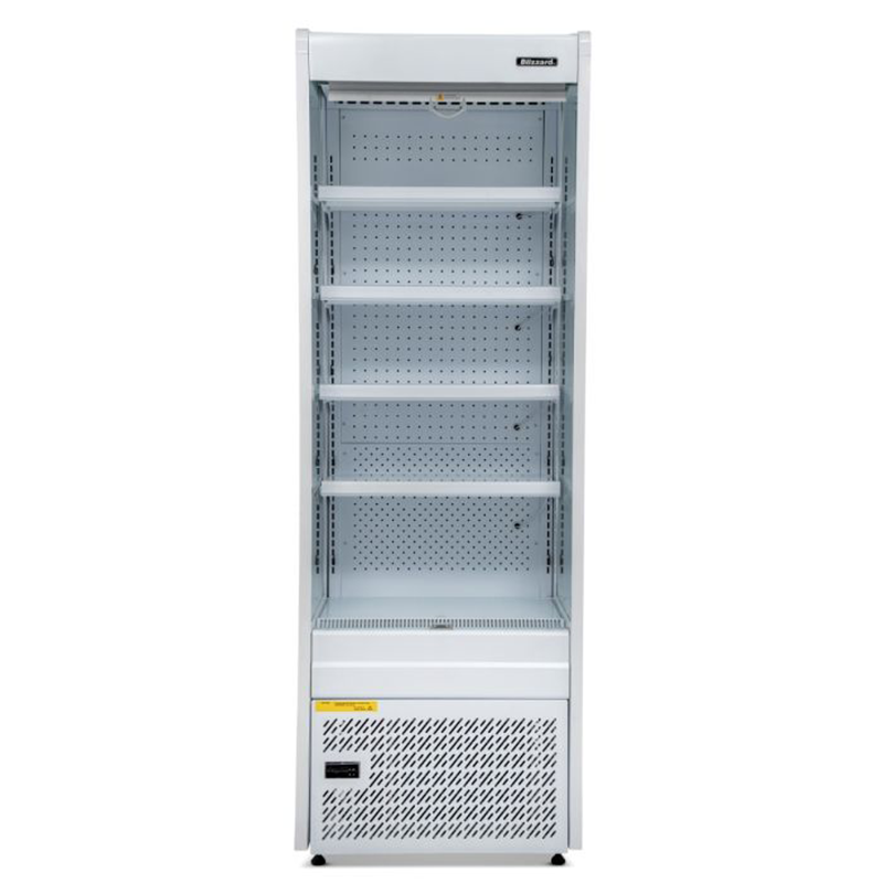 Blizzard BTD70WH Refrigerated Slim Tiered Display In White Front View