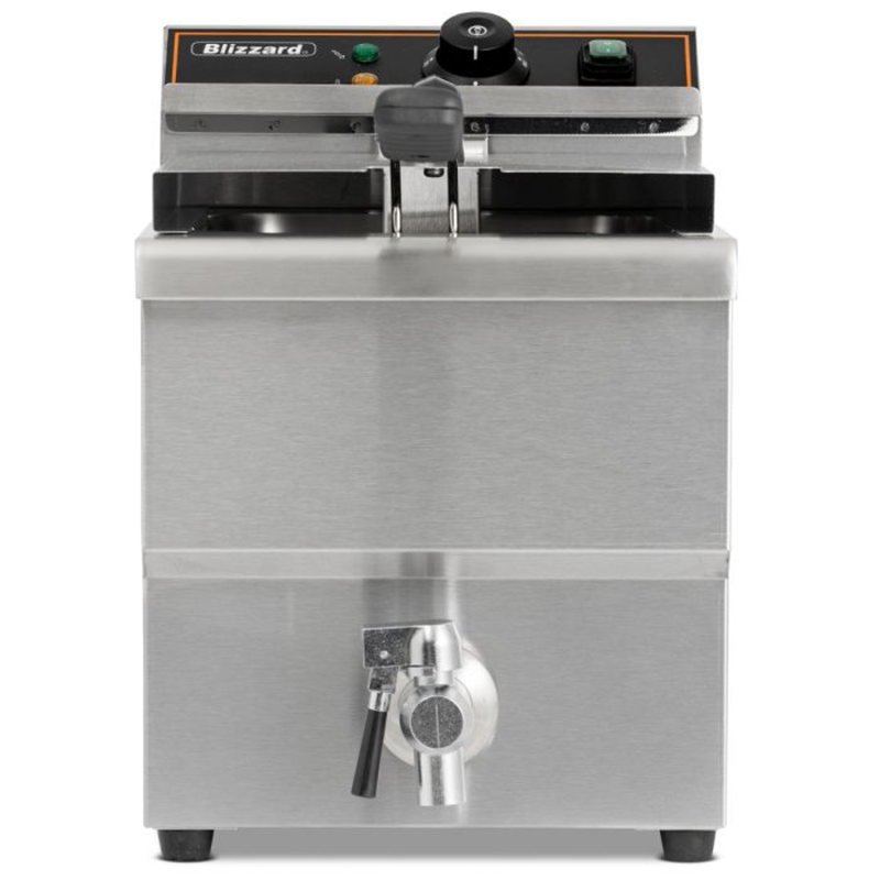 Blizzard BF8 8L Single Tank Electric Fryer, Front Facing View