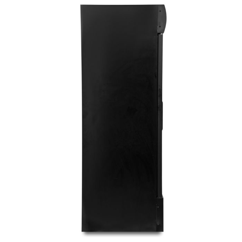 Blizzard GDF600 Single Hinged Glass Door Freezer Display Merchandiser Left Side View