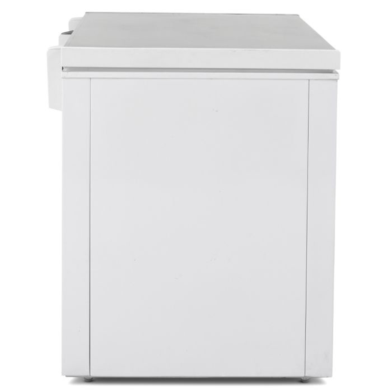 Blizzard CF550SS 550L Stainless Steel Lid Chest Freezer Side View
