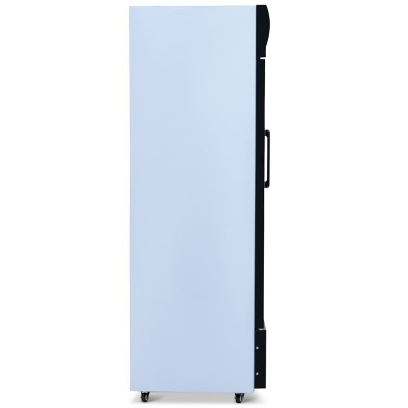 Blizzard GD630 Double Hinged Glass Door Refrigerated Display Merchandiser Side View