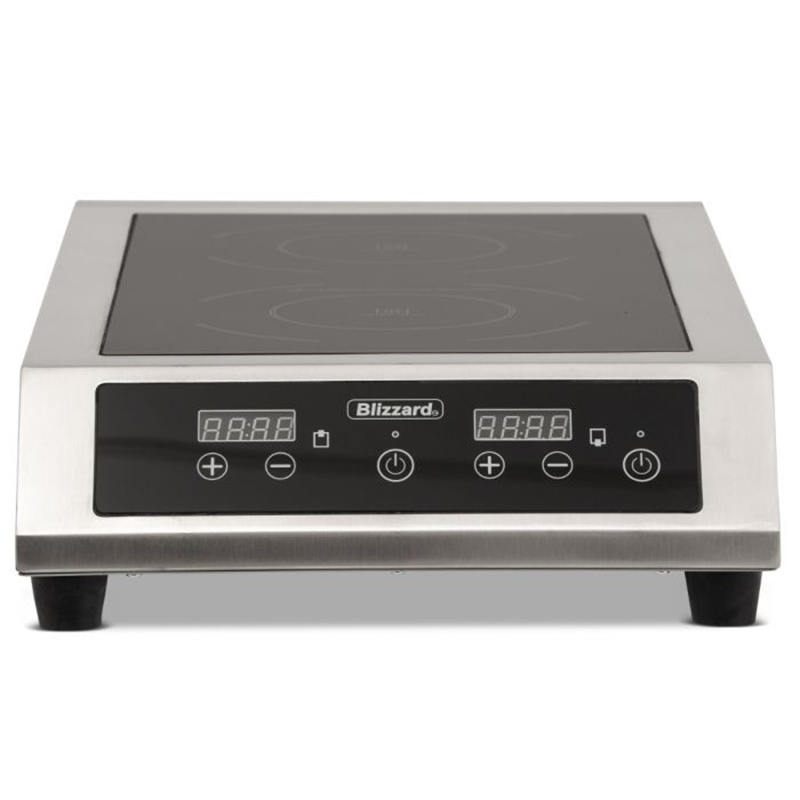 Blizzard BIH2 Double Induction Hob Front Facing View