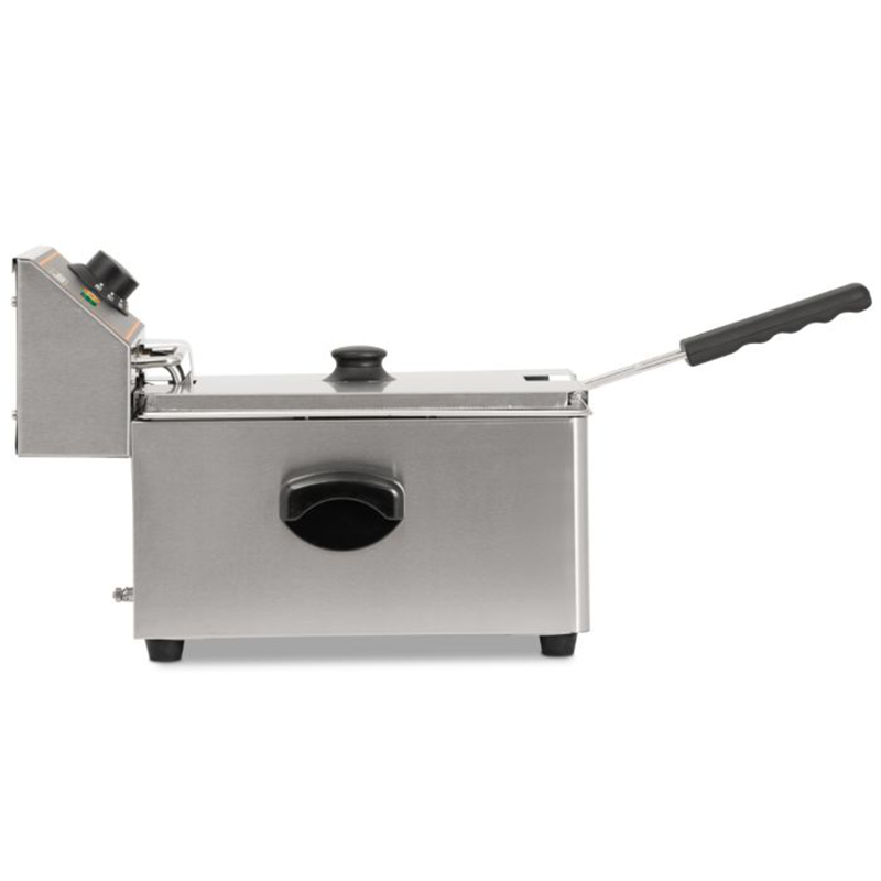 Blizzard BF6 6L Single Tank Electric Fryer, Left Side View