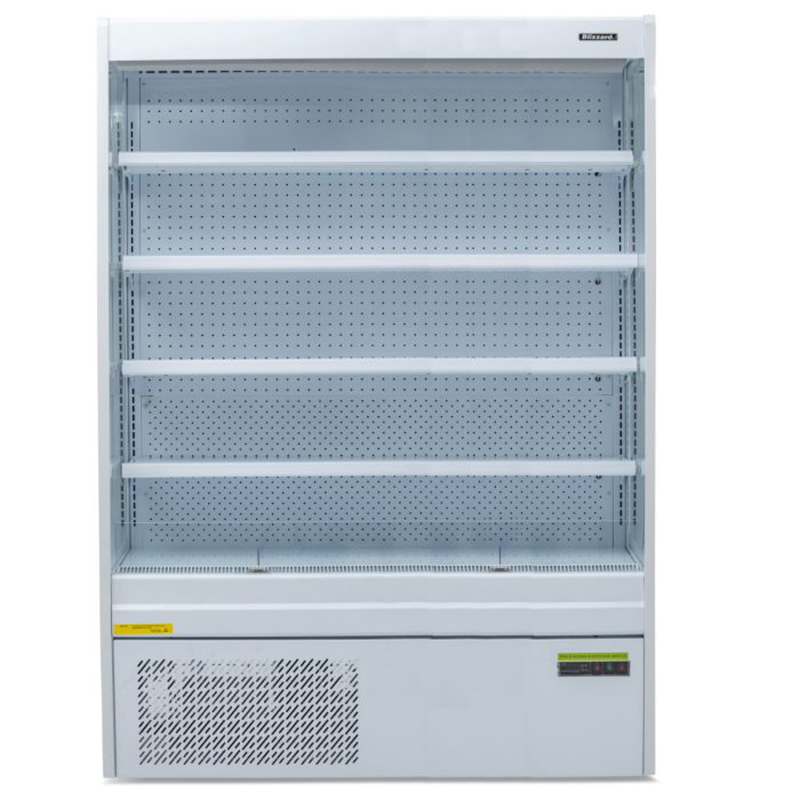 Blizzard BTD150WH Refrigerated Open Front Multideck Display Front View