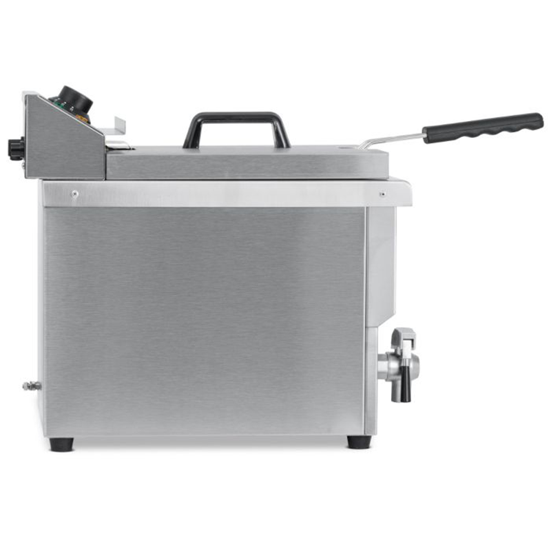 Blizzard BF8 8L Single Tank Electric Fryer, Left Side View