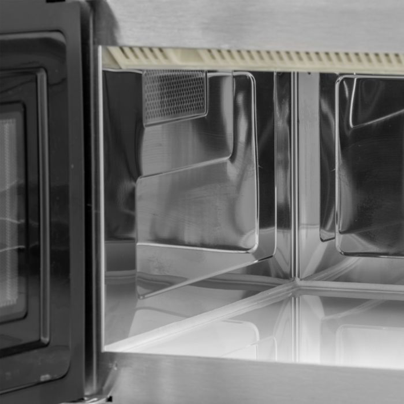 Blizzard BCM1800 1800W Heavy Duty Commercial Microwave, Close Up View Of The Microwave Internally