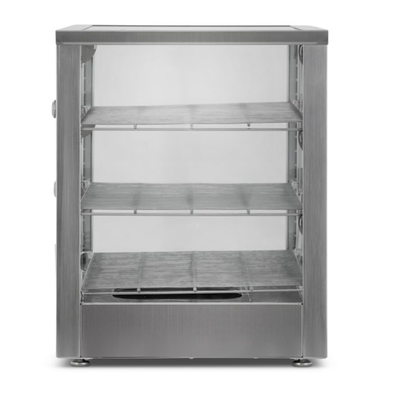 Blizzard BPW1 Counter Top Duel Access Heated Merchandiser Side View