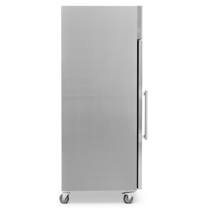 Blizzard BF2SSCR Upright Double Hinged Glass Door Gastronorm Freezer, Left Side View
