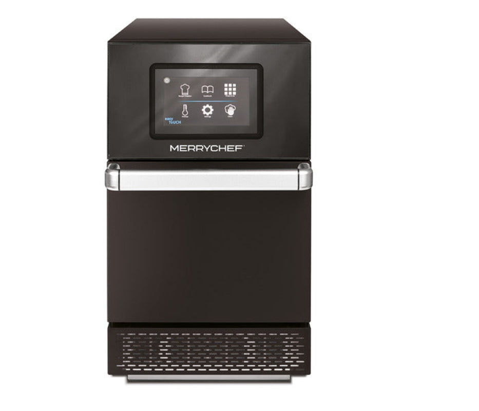 Merrychef conneX X12 HP Black - Three-Phase Front Facing View With Closed Oven Door
