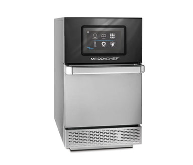 Merrychef conneX X12 SP Stainless Steel Angled Front View With Closed Oven Door