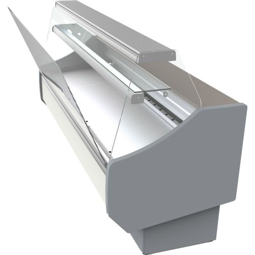 Coreco CVED-8-10-R Flat Glass Serveover, 1055mm