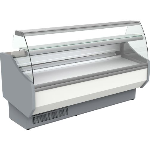 Coreco CVED-8-13-C Curved Glass Serveover, 1305mm