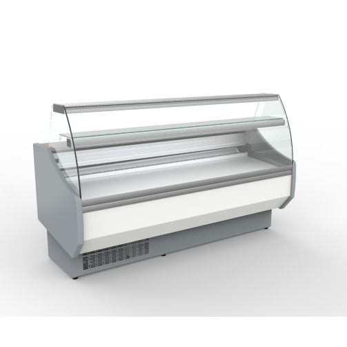 Coreco CVED-8-20-C Curved Glass Serveover, 2025mm