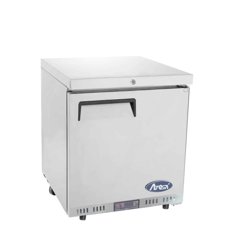 Atosa MBC24F Single Door Stainless Steel Undercounter Freezer, 145 Litres