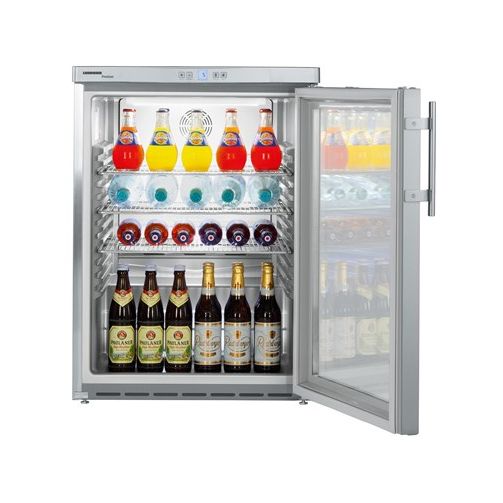 Liebherr FKUv 1663 Glass Single Door Undercounter Fridge, 141 Litres