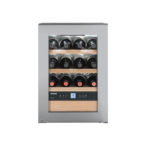 Liebherr WKES 653 Stainless Steel Undercounter Wine Cooler, 48 Litres