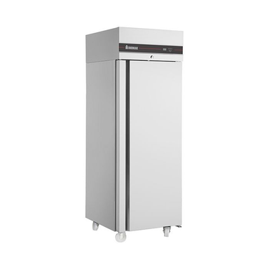 INOMAK CFS344STS Single Door Slim Heavy Duty Freezer 560L Capacity, Angled Front/Left Side View