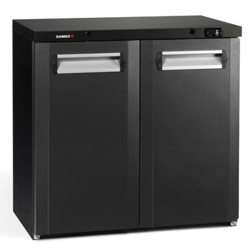Gamko MG3/250 Maxiglass Hinged Double Door Undercounter Bottle Cooler, 250 Litres