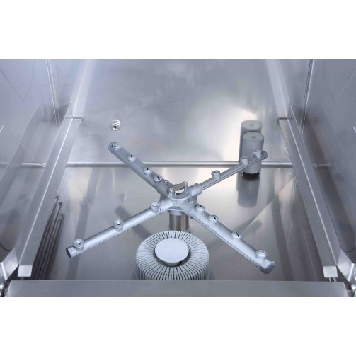 Adler AD40GL 400mm Basket Glasswasher with Gravity Drain & Chemical Pump, 16 Pint Capacity