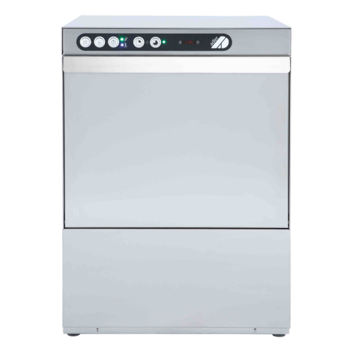 Adler AD50-DP-30 500mm Basket Dishwasher with Drain Pump & Chemical Pump, 18 Plates (30 Amp Plug)