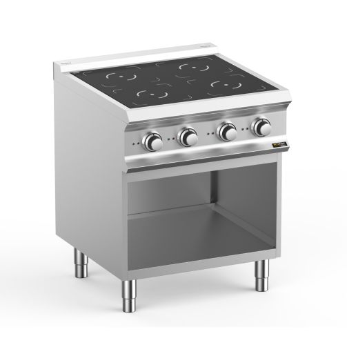 Hobart Ecomax HEIN77A 4 Zone Induction Hob on Open Cupboard, 4 x 3.5kW
