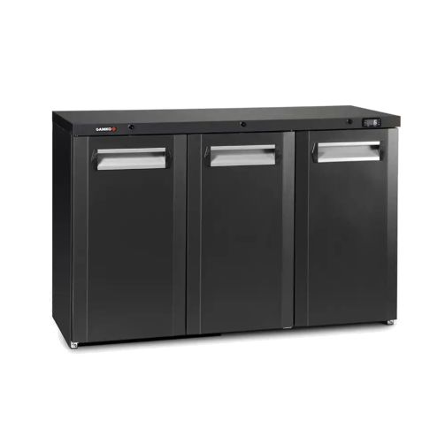 Gamko Maxiglass LG3/315 Hinged Solid Anthracite Triple Door Undercounter Bottle Cooler, 338 Litres