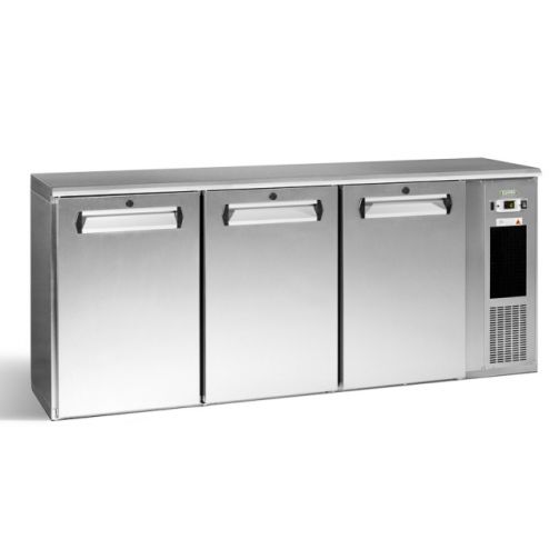 Gamko E3/222MUCS84 Solid Triple Door Stainless Steel Undercounter Bottle Cooler, 531 x 33 Centiliters
