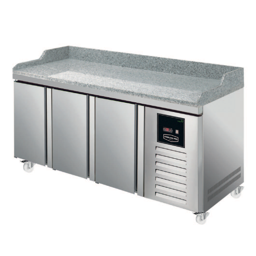 Sterling Pro Green SPI-7-180-30-GR 3 Door Granite Fridge Counter, 452 Litres