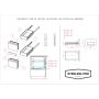 Sterling Pro Cobus SPU201-4D Undermounted Fridge Counter 4 Drawers, 220 Litres