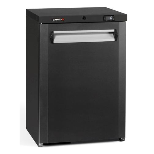 Gamko MG3/150R Maxiglass Right Hand Hinged Solid Single Door Undercounter Bottle Cooler, 150 Litres