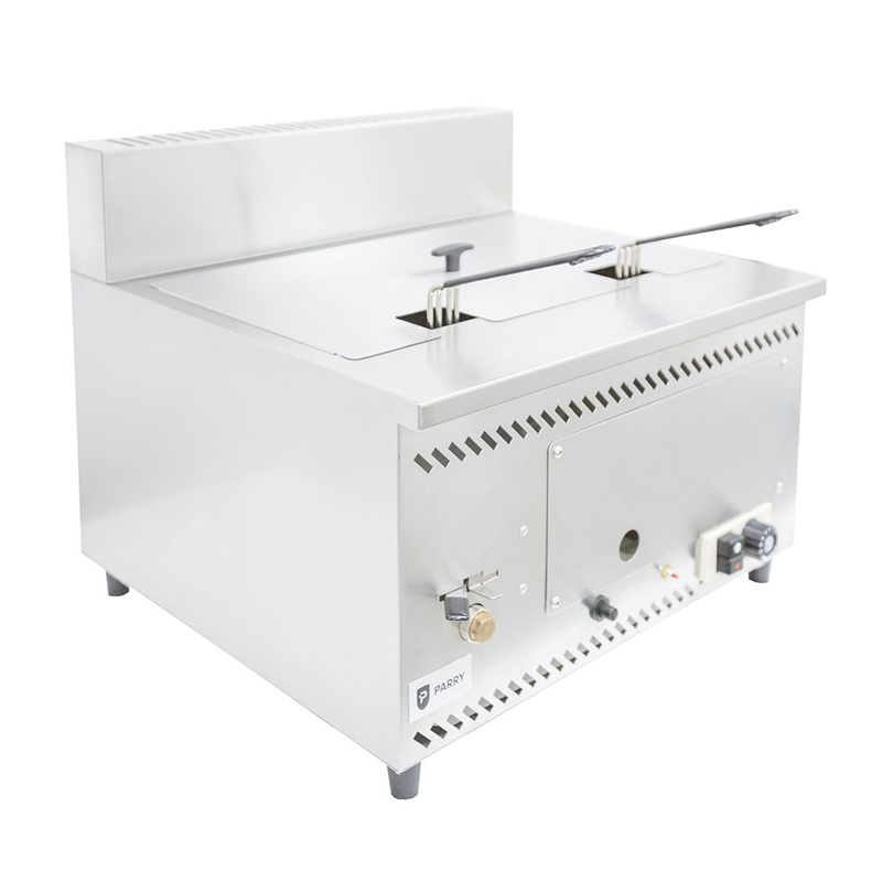 Parry Natural Gas Table Top Fryer AGF Left Side View