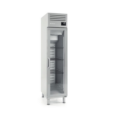 Pentland Single Glass Door Gastronorm Refrigerator 325L Infrico AGN300-CR Left Side View