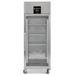 Pentland Upright Single Hinged Glass Door Gastronorm Freezer Refrigerator Blizzard BR1SSCR Front View