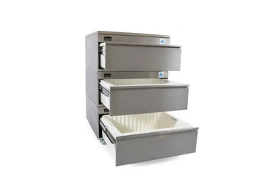 Adande VCR3 Series Angled Front/Left Side View With Open Drawers