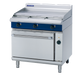 Blue Seal E56A Evolution electric range with smooth 900mm griddle top and 2/1 GN convection oven