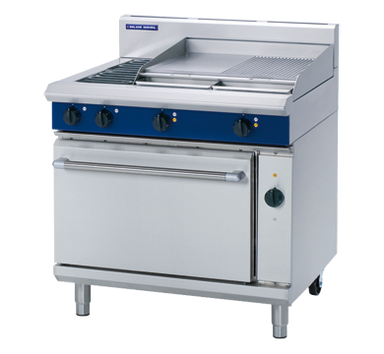 Blue Seal E56B Evolution electric range with 2 radiant elements, 600mm griddle and 2/1 GN convection oven