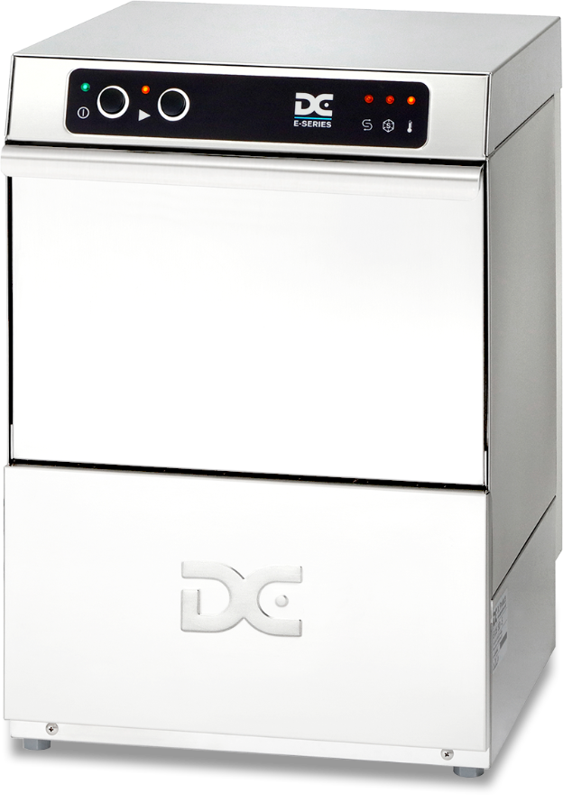 Angled front view of the DC Economy  Glasswasher EG35