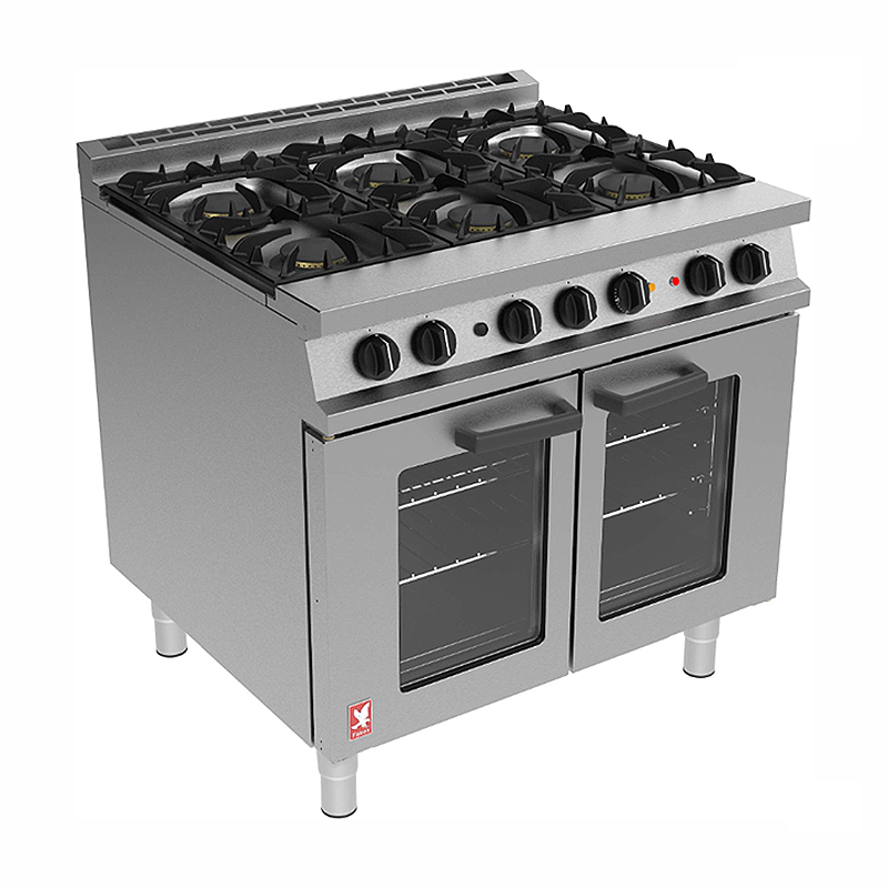 Falcon Dominator 6 Burner Dual Fuel Fan-Assisted Oven Range - G3101