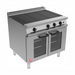 Falcon Dominator E3101 OTC Three Hotplate Oven Range, Angled Front/Left Side View