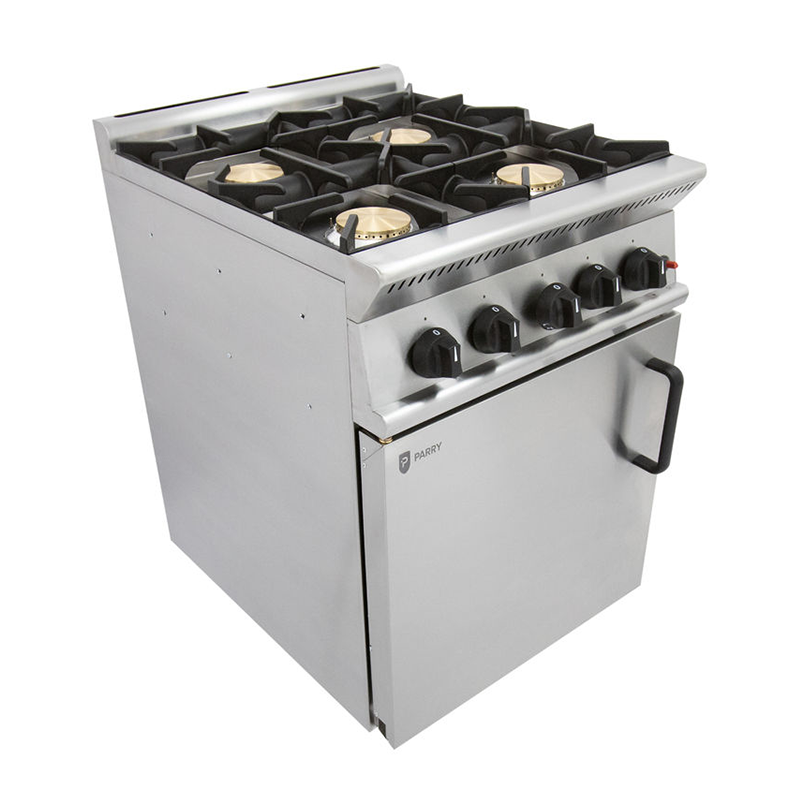 Parry Natural Gas 4 Burner Oven GB4 Left Side View