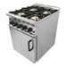 Parry Natural Gas 4 Burner Oven GB4 Right Side View