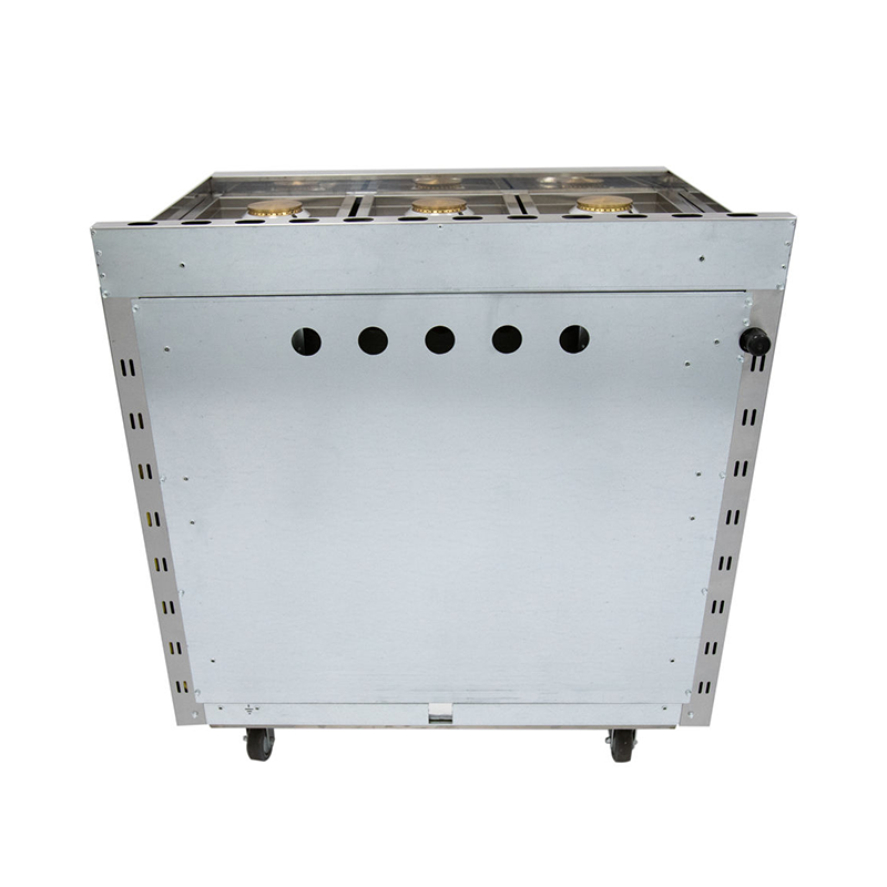 Parry Natural Gas 6 Burner Oven GB6 Back View