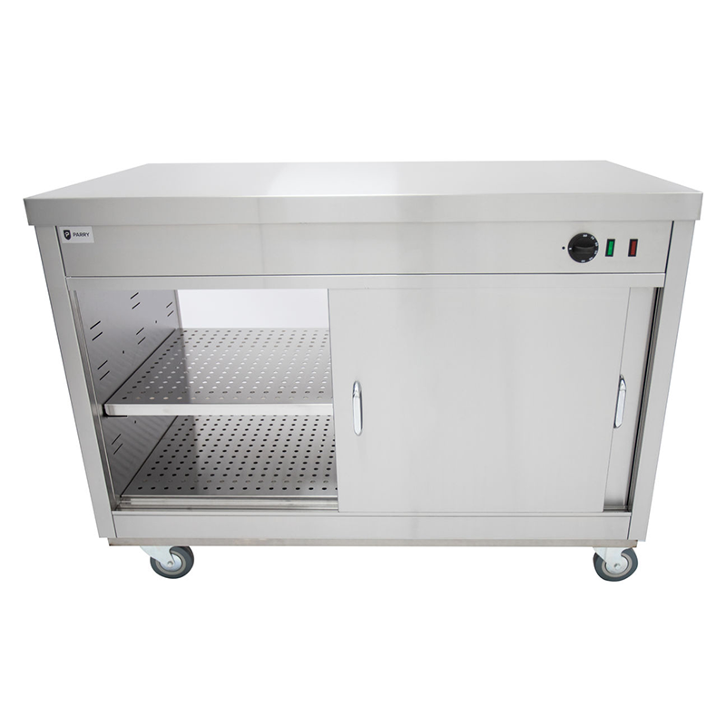 Parry Hot Cupboard with Passthrough HOT12P Open Front View