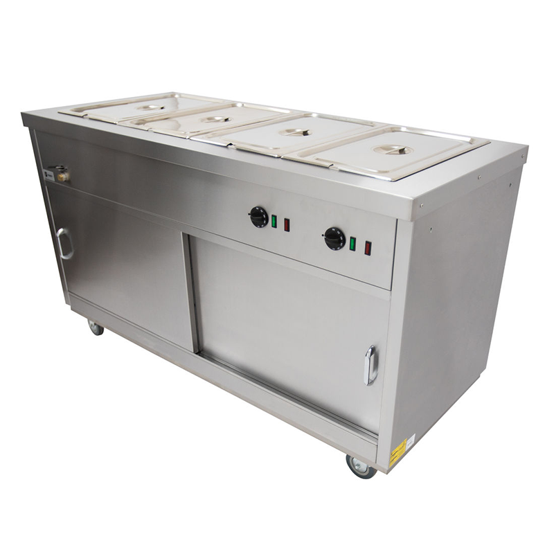 Parry Hot Cupboard with Bain Marie Top HOT15BM Right Side View