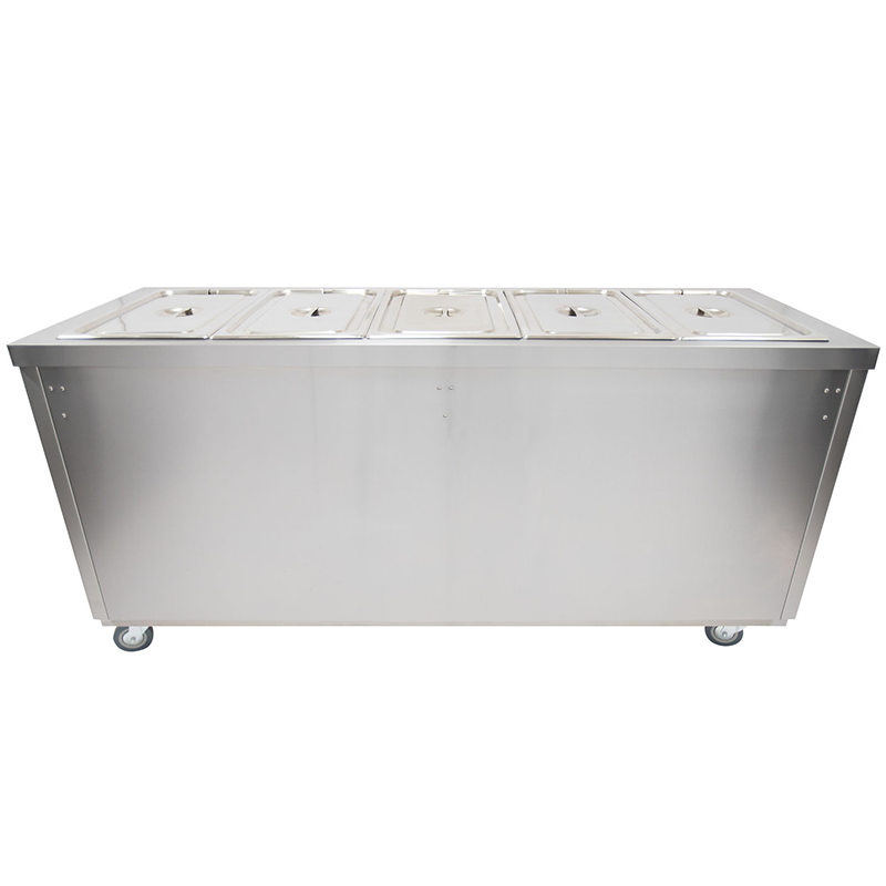 Parry Hot Cupboard with Bain Marie Top HOT18BM Back View