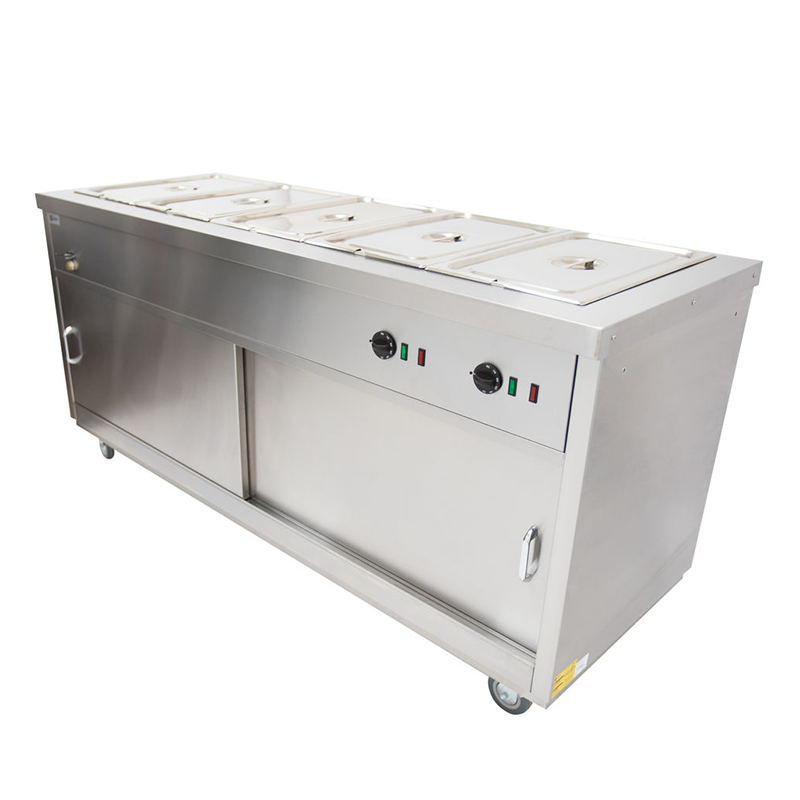 Parry Hot Cupboard with Bain Marie Top HOT18BM Right Side View