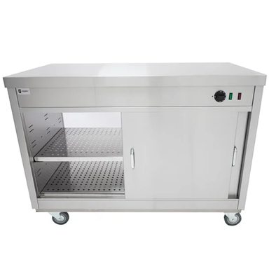 Parry Hot Cupboard with Passthrough HOT18P Open Front View