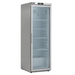 Pentland Single Glass Door Stainless Steel Refrigerator Blizzard HSG40 Left Side Angled View