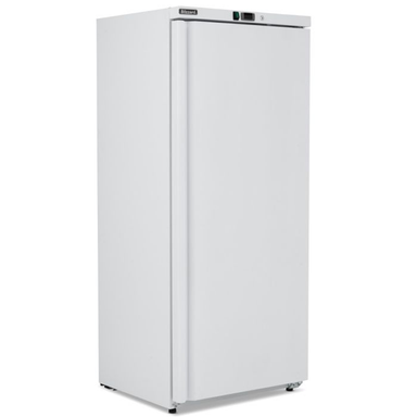 Pentland Upright 533L Single Hinged Door Refrigerator Blizzard HW60 Left Side Angled View